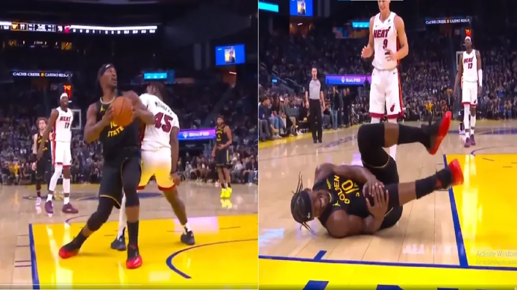 Jimmy Butler Suffers Right Knee Injury, Exits Warriors vs Heat Game