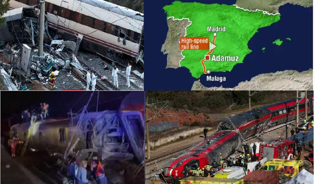 High-speed train crash in southern Spain
