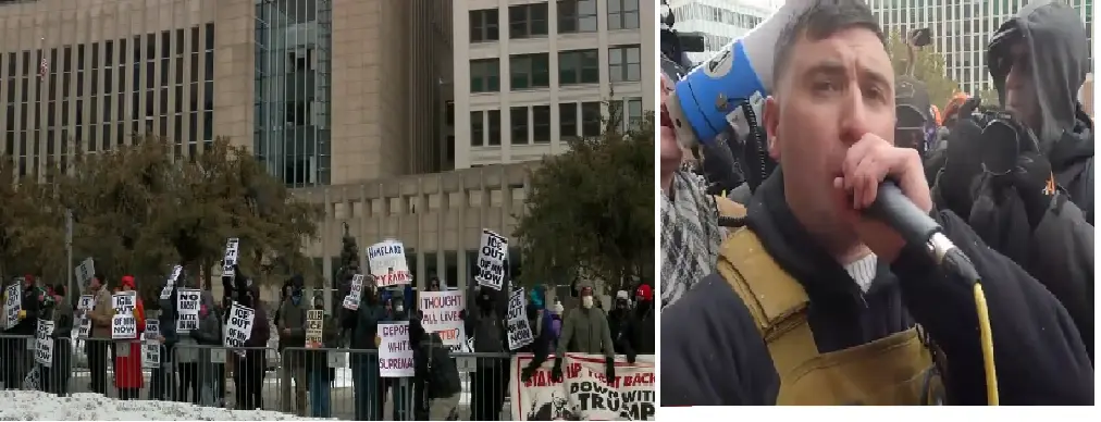 Anti-ICE Protesters Drive Out Far-Right Influencer Jake Lang at Minneapolis Rally