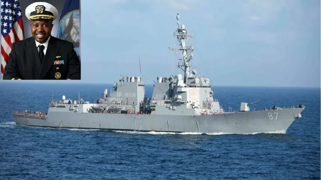 U.S. Navy Relieves USS Mason Commander Chavius G. Lewis