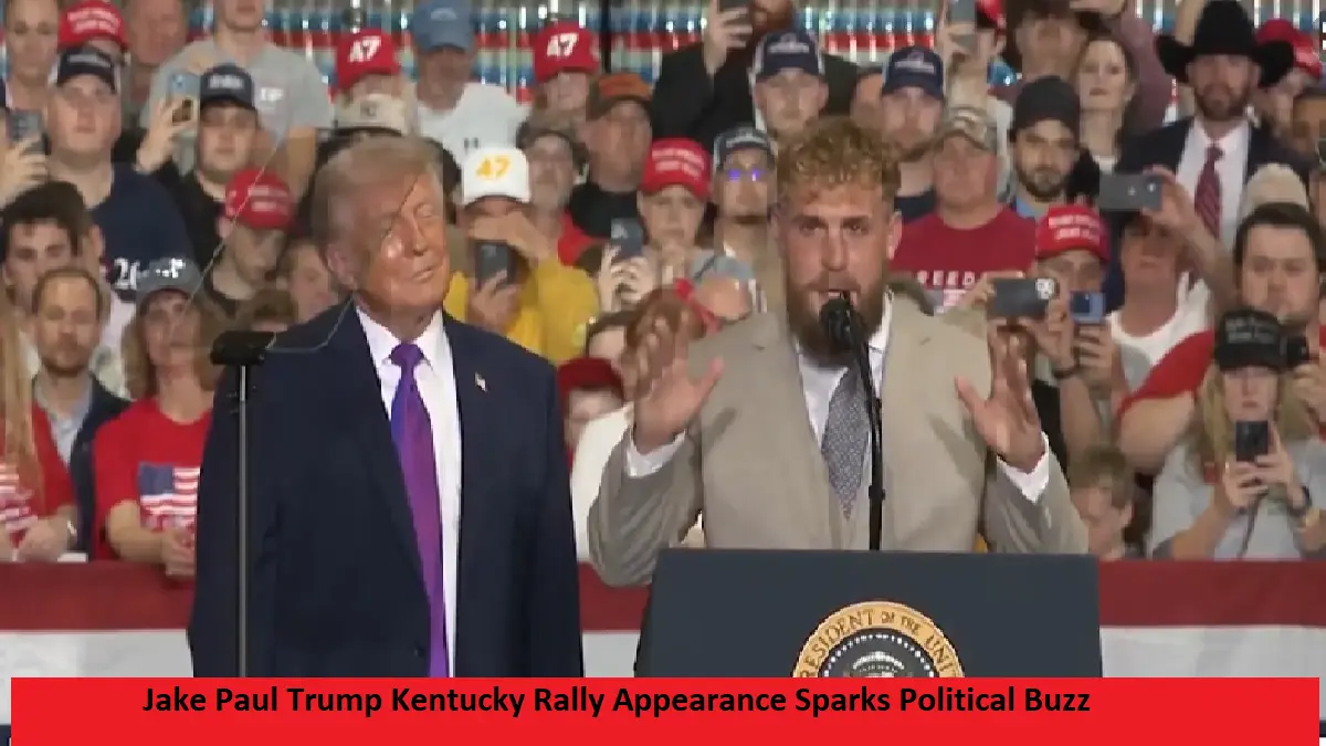 Jake Paul Trump Kentucky Rally Appearance Sparks Political Buzz