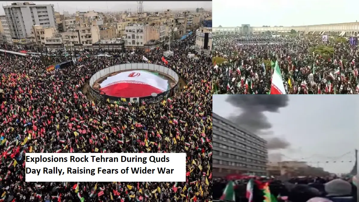 Explosions Rock Tehran During Quds Day Rally, Raising Fears of Wider War